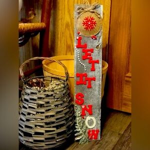 Handmade Christmas sign